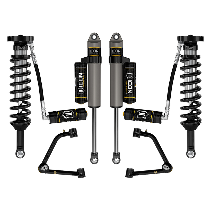 ICON 2023-2024 Chevrolet Colorado WT, LT, & Z71, 1.75-2.5" Lift, Stage 4 Suspension System w/ Tubular Upper Control Arms